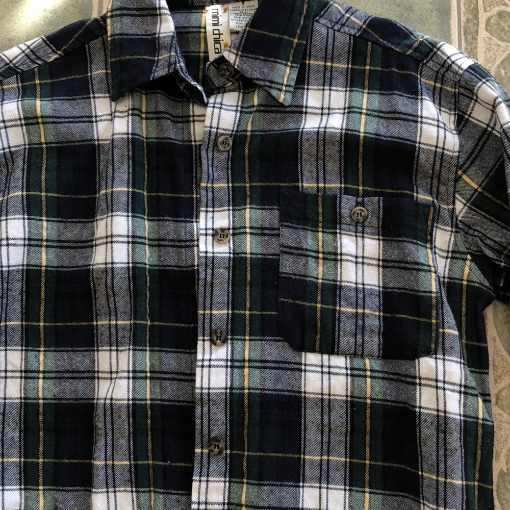 Mimi Chica Flannel burton Shirt Size Small
